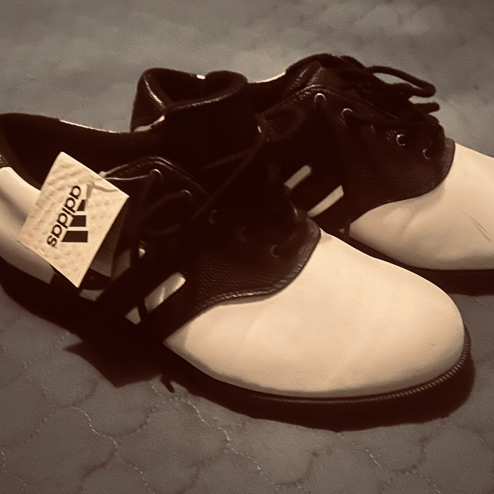 Adidas Black and White Athletic Shoes with Timeless Appeal